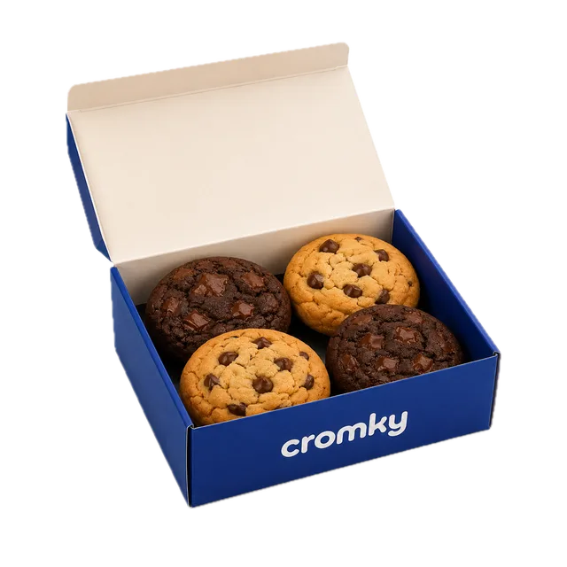 Caja Mini Cromky con cookies